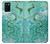 S2653 Dragon Vert Turquoise Pierre Graphique Etui Coque Housse pour Samsung Galaxy A02s, Galaxy M02s