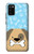 S2669 Mignon os chien pattes Dessin animé Etui Coque Housse pour Samsung Galaxy A02s, Galaxy M02s