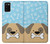 S2669 Mignon os chien pattes Dessin animé Etui Coque Housse pour Samsung Galaxy A02s, Galaxy M02s