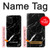 S2895 Noir Marbre imprimé graphique Etui Coque Housse pour Samsung Galaxy A02s, Galaxy M02s