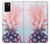 S3711 Ananas rose Etui Coque Housse pour Samsung Galaxy A02s, Galaxy M02s