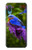 S1565 Oiseau bleu de bonheur Bleu Oiseau Etui Coque Housse pour Samsung Galaxy A04, Galaxy A02, M02