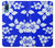 S2244 Motif Hawai Hibiscus Bleu Etui Coque Housse pour Samsung Galaxy A04, Galaxy A02, M02