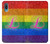 S2900 Arc en ciel LGBT Fierté lesbienne Drapeau Etui Coque Housse pour Samsung Galaxy A04, Galaxy A02, M02