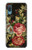 S3013 Roses Antique Millésime Etui Coque Housse pour Samsung Galaxy A04, Galaxy A02, M02