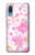 S3036 Flore de fleur rose douce Etui Coque Housse pour Samsung Galaxy A04, Galaxy A02, M02