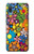 S3281 Motif coloré Hippie Fleurs Etui Coque Housse pour Samsung Galaxy A04, Galaxy A02, M02