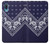 S3357 Marine Bleu Bandana Motif Etui Coque Housse pour Samsung Galaxy A04, Galaxy A02, M02