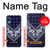 S3357 Marine Bleu Bandana Motif Etui Coque Housse pour Samsung Galaxy A04, Galaxy A02, M02