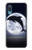 S3510 Dauphin Lune Nuit Etui Coque Housse pour Samsung Galaxy A04, Galaxy A02, M02