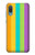 S3678 Vertical arc-en-ciel coloré Etui Coque Housse pour Samsung Galaxy A04, Galaxy A02, M02