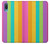 S3678 Vertical arc-en-ciel coloré Etui Coque Housse pour Samsung Galaxy A04, Galaxy A02, M02