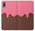 S3754 Cornet de crème glacée à la fraise Etui Coque Housse pour Samsung Galaxy A04, Galaxy A02, M02