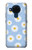 S3681 Motif de fleurs de marguerite Etui Coque Housse pour Nokia 5.4