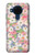 S3688 Motif d'art floral floral Etui Coque Housse pour Nokia 5.4