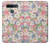S3688 Motif d'art floral floral Etui Coque Housse pour LG K51S