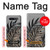 S3692 Feuilles de palmier gris noir Etui Coque Housse pour LG K51S