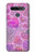 S3710 Coeur d'amour rose Etui Coque Housse pour LG K51S