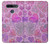 S3710 Coeur d'amour rose Etui Coque Housse pour LG K51S