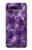 S3713 Graphique violet améthyste à quartz imprimé Etui Coque Housse pour LG K51S