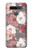 S3716 Motif floral rose Etui Coque Housse pour LG K51S