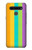 S3678 Vertical arc-en-ciel coloré Etui Coque Housse pour LG K41S