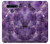 S3713 Graphique violet améthyste à quartz imprimé Etui Coque Housse pour LG K41S