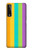S3678 Vertical arc-en-ciel coloré Etui Coque Housse pour LG Stylo 7 4G
