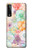 S3705 Fleur florale pastel Etui Coque Housse pour LG Stylo 7 4G