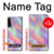 S3706 Arc-en-ciel pastel Galaxy Pink Sky Etui Coque Housse pour LG Stylo 7 4G