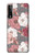 S3716 Motif floral rose Etui Coque Housse pour LG Stylo 7 4G