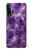 S3713 Graphique violet améthyste à quartz imprimé Etui Coque Housse pour LG Stylo 7 5G