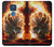 S0863 De feu crâne Etui Coque Housse pour Motorola Moto G Play (2021)