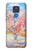 S2450 Van Gogh Fleur de Pêcher Etui Coque Housse pour Motorola Moto G Play (2021)