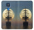 S2897 Pirate Ship Lune Nuit Etui Coque Housse pour Motorola Moto G Play (2021)