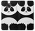 S2085 Panda minimaliste Etui Coque Housse pour Motorola Moto G Power (2021)