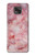S2843 Texture en marbre rose Etui Coque Housse pour Motorola Moto G Power (2021)