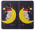 S2849 Mignon Lune Nuit Sleepy Chouette Etui Coque Housse pour Motorola Moto G Power (2021)