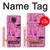 S2885 Paris Rose Etui Coque Housse pour Motorola Moto G Power (2021)