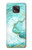 S3399 Vert Marbre Imprimer Graphique Etui Coque Housse pour Motorola Moto G Power (2021)