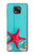 S3428 Aqua Bois Coquille d'étoile de mer Etui Coque Housse pour Motorola Moto G Power (2021)