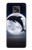 S3510 Dauphin Lune Nuit Etui Coque Housse pour Motorola Moto G Power (2021)