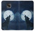 S3693 Pleine lune du loup blanc sinistre Etui Coque Housse pour Motorola Moto G Power (2021)
