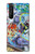 S0588 mur de graffiti Etui Coque Housse pour Sony Xperia 1 III