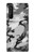S1721 Neige Camouflage Imprimé graphique Etui Coque Housse pour Sony Xperia 1 III
