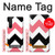 S1849 Rose Noir Chevron Zigzag Etui Coque Housse pour Sony Xperia 1 III