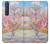 S2450 Van Gogh Fleur de Pêcher Etui Coque Housse pour Sony Xperia 1 III