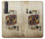 S2528 Poker King Carte Etui Coque Housse pour Sony Xperia 1 III