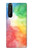 S2945 Aquarelle colorée Etui Coque Housse pour Sony Xperia 1 III