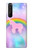 S3070 Arc en ciel pastel ciel Licorne Etui Coque Housse pour Sony Xperia 1 III